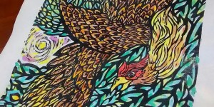 Asayuki Ooyama Okinawa Woodcut Printing Artist