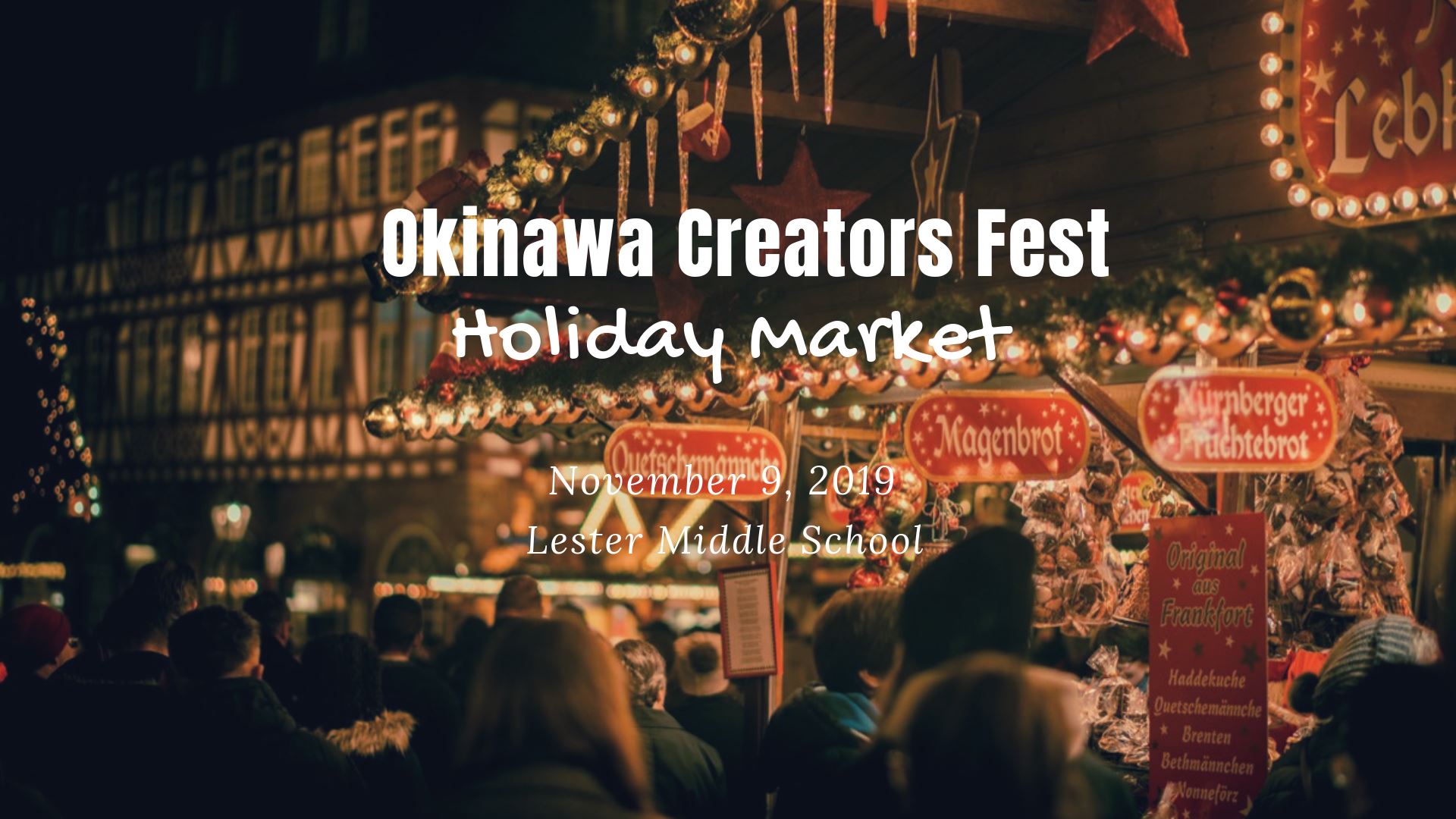 Okinawa Creators Fest Holiday Market