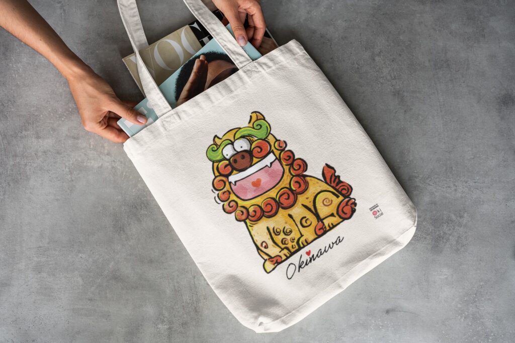Okinawa Shisa Tote Bag
